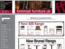 Tablet Screenshot of foremost-furniture.co.uk